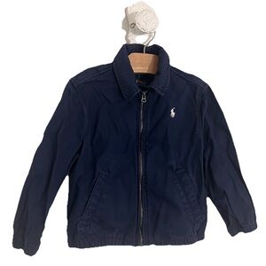 Toddler Zip Up Polo Ralph Lauren Blue Jacket